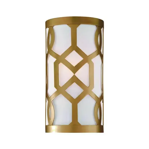 1 Light Aged Brass Modern Sconce – C193-2262-AG