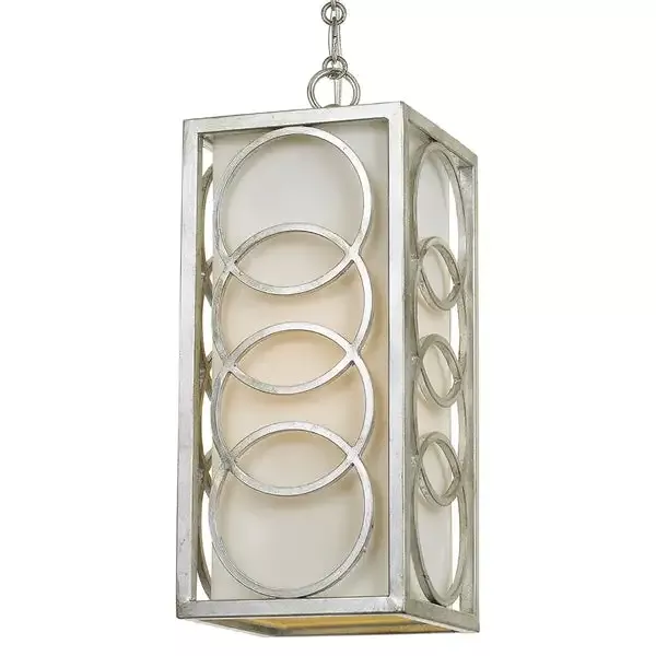 1 Light Antique Silver Modern Pendant – C193-280-SA