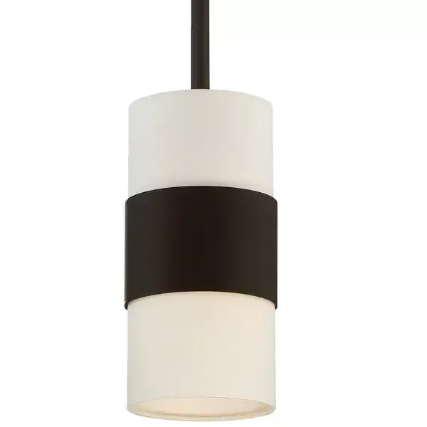 1 Light Dark Bronze Mid Century Modern Pendant – C193-290-DB