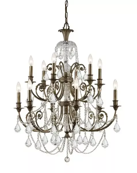 12-light-english-bronze-crystal-chandelier-draped-in-clear-spectra-crystal-c193- 12 Light English Bronze Crystal Chandelier Draped In Clear Spectra Crystal – C193-5119-EB-CL-SAQ