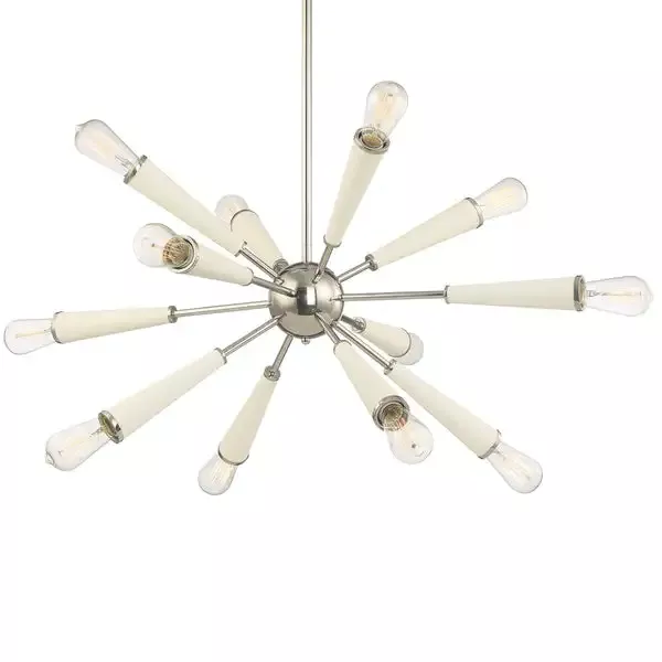 12-light-polished-nickel-mid-century-modern-chandelier-c193-3812-pn 12 Light Polished Nickel Mid Century Modern Chandelier – C193-3812-PN