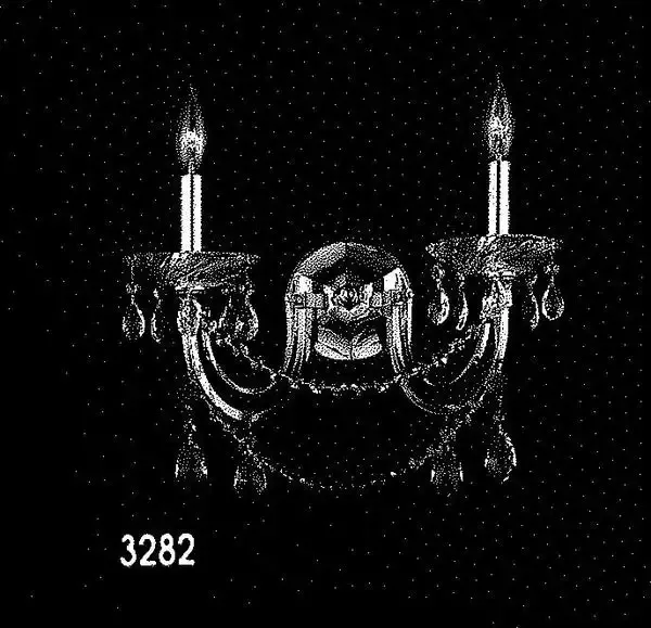 2 Light Gold Traditional Sconce – C193-3282-GD-CL-MWP