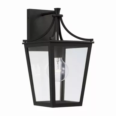 capital-lighting-adair-one-light-outdoor-wall-lantern-in-black-947911bk Capital Lighting Adair One Light Outdoor Wall Lantern in Black - 947911BK