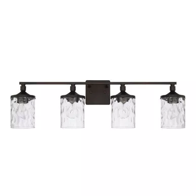 capital-lighting-colton-four-light-vanity-in-bronze-128841bz-451 Capital Lighting Colton Four Light Vanity in Bronze - 128841BZ-451