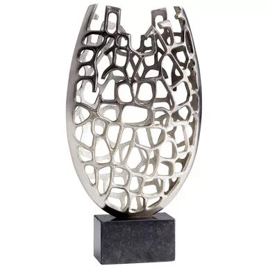 cyan-sculpture-in-nickel-10143 Cyan Sculpture in Nickel - 10143