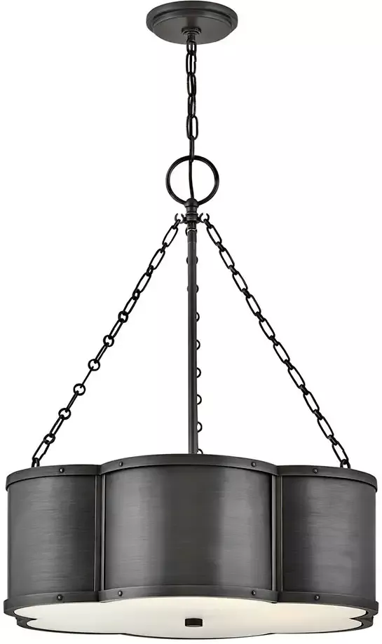 hinkley-4446blb-chance-contemporary-blackened-brass-led-hanging-light-fixture Hinkley 4446BLB Chance Contemporary Blackened Brass LED Hanging Light Fixture