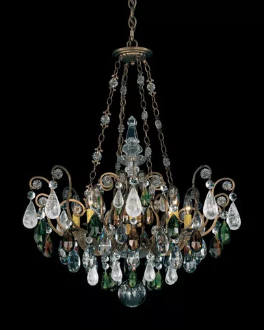 schonbek-renaissance-rock-crystal-eight-light-pendant-in-french-gold-3587-26os Schonbek Renaissance Rock Crystal Eight Light Pendant in French Gold - 3587-26OS