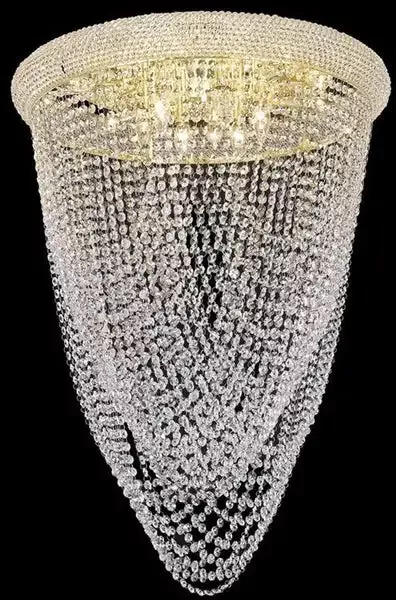 zc121-1806f24g-rc-by-regency-lighting-primo-collection-12-light-flush-mount-gold ZC121-1806F24G/RC By Regency Lighting Primo Collection 12 Light Flush Mount Gold Finish