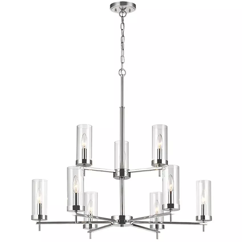 zire-nine-light-chandelier-with-led-bulbs Zire Nine Light Chandelier with LED Bulbs