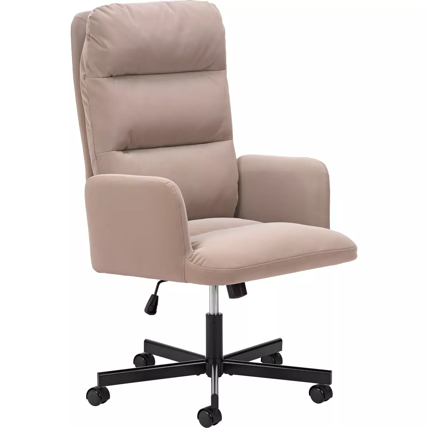 zuo-sable-office-chair-in-gray-vegan-leather-110910 Zuo Sable Office Chair in Gray Vegan Leather 110910