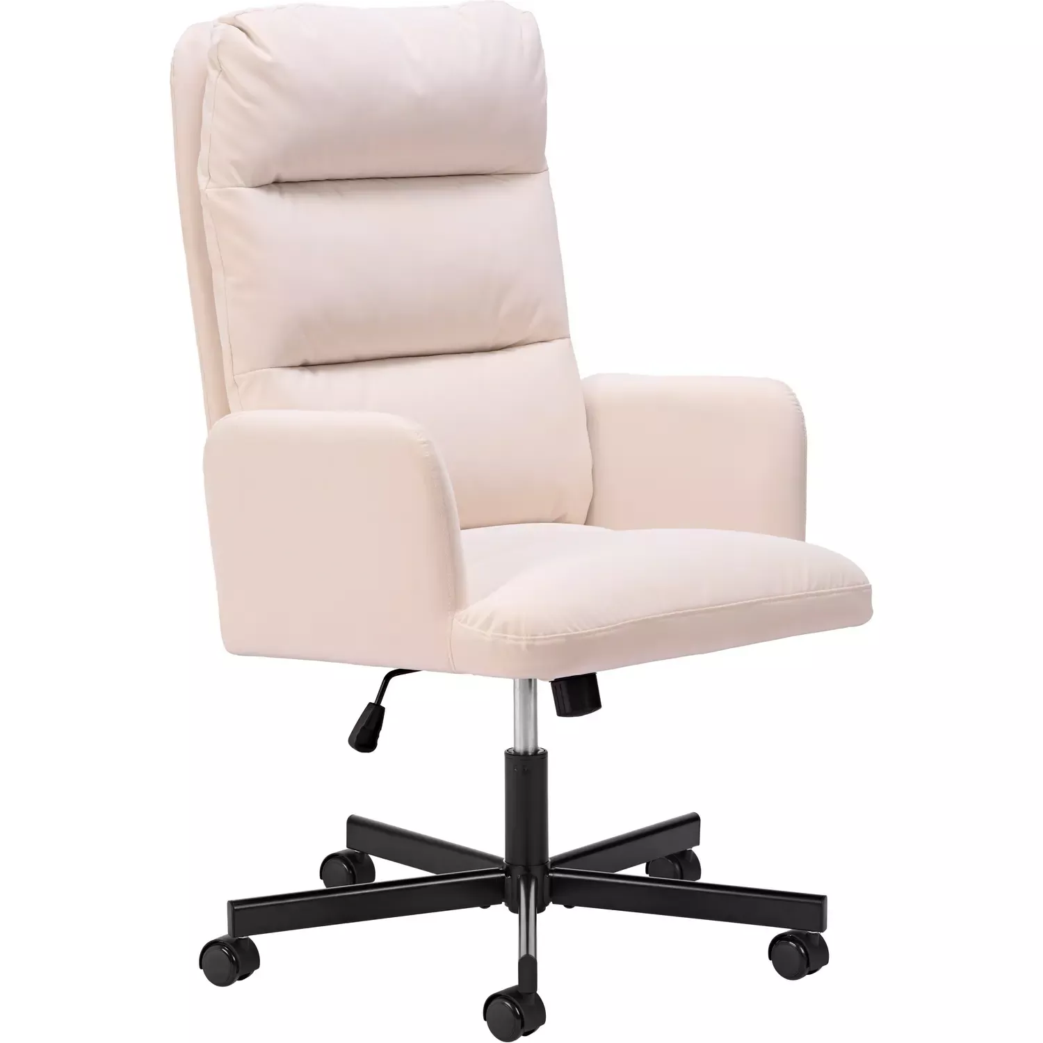zuo-sable-office-chair-in-ivory-vegan-leather-110908 Zuo Sable Office Chair in Ivory Vegan Leather 110908