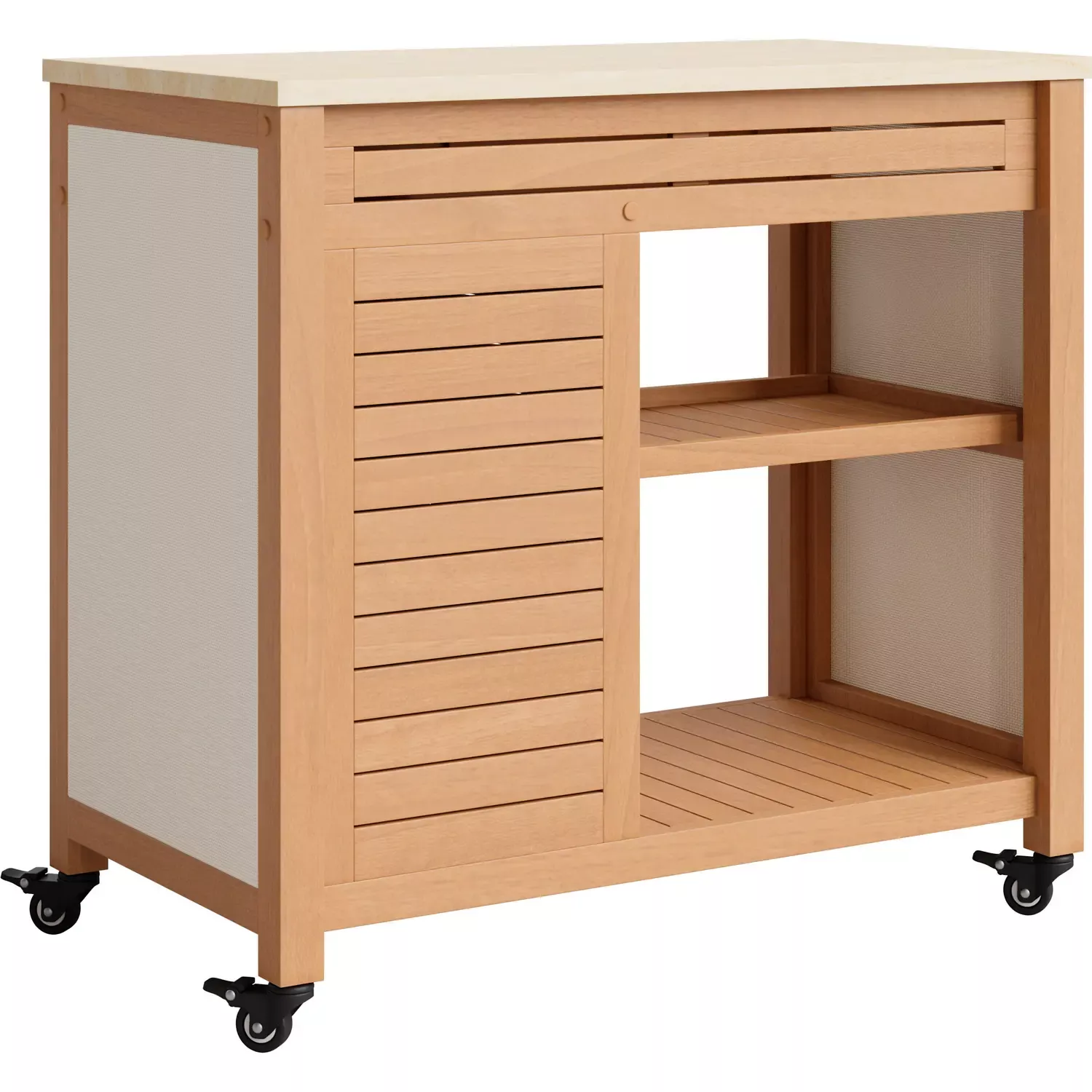 zuo-valtan-bar-cart-in-concrete-acacia-wood-neutral-textilene-steel-704227 Zuo Valtan Bar Cart in Concrete, Acacia Wood, Neutral Textilene & Steel 704227