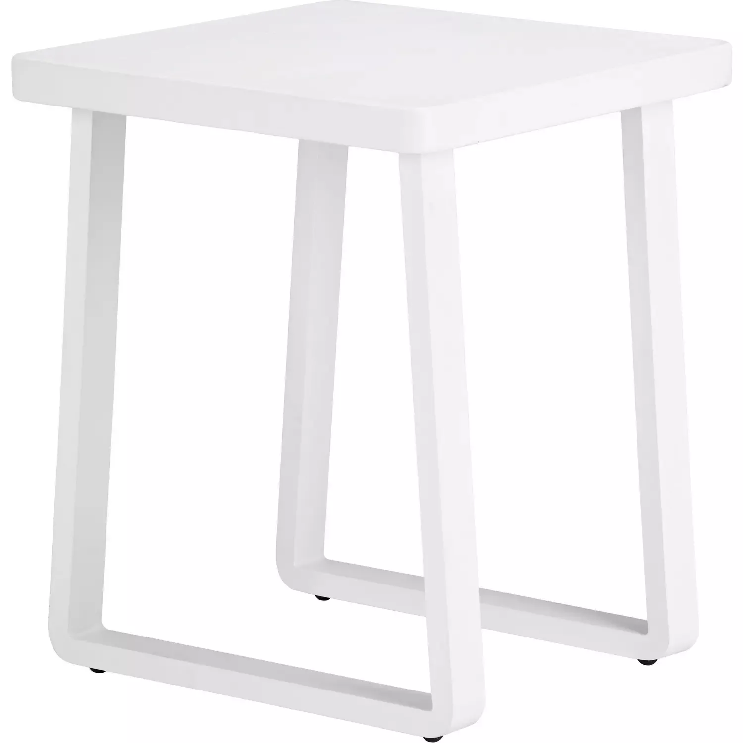 zuo-welt-outdoor-side-table-in-white-faux-wood-aluminum-704207 Zuo Welt Outdoor Side Table in White Faux Wood Aluminum 704207