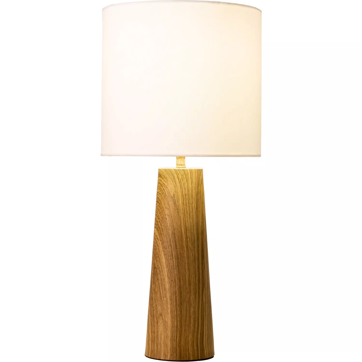 zuo-woonari-solar-table-lamp-in-brown-faux-wood-steel-white-fabric-56191 Zuo Woonari Solar Table Lamp in Brown Faux Wood Steel & White Fabric 56191
